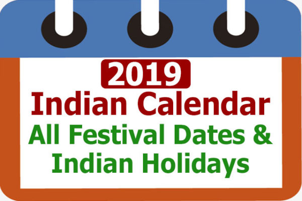 Indian Calendar for Festival Dates and Holidays