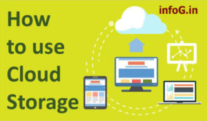 how to use cloud storage application on Mobile and Computer